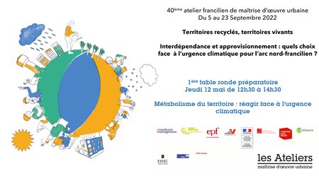 Territoires recyclés : Table ronde n° 1 - Métabolisme du territoire : réagir face à l'urgence climatique