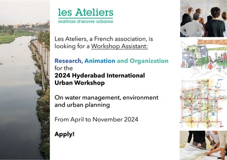 Les Ateliers is looking for a workshop assistant in Hyderabad, India