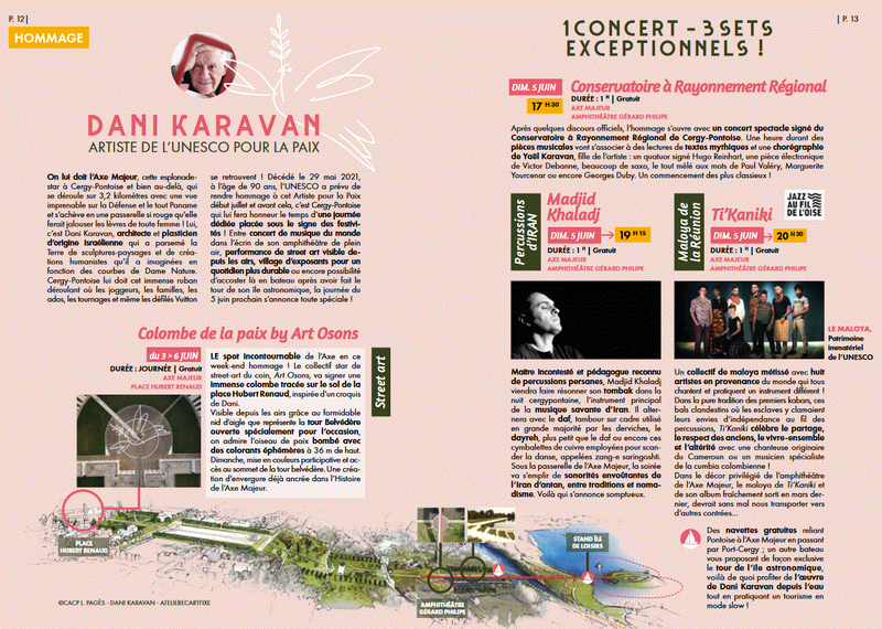 Programme concerts hommage a dani karavan
