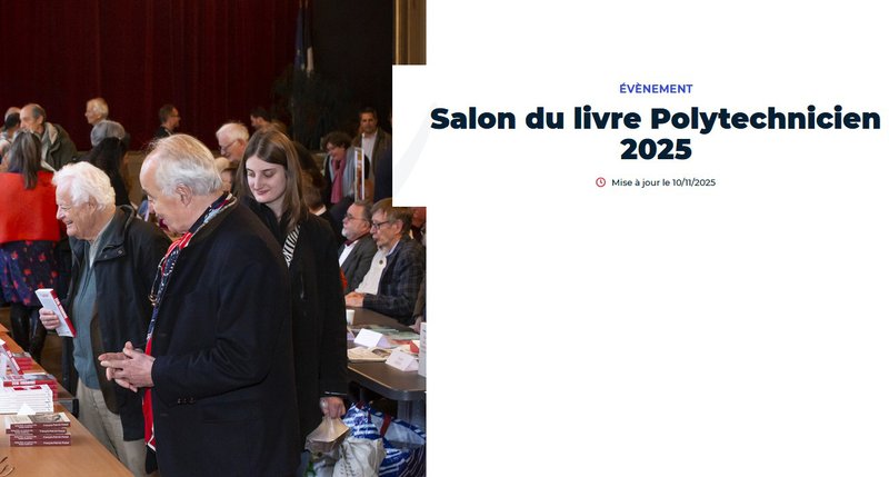 Salon du livre polytechnicien