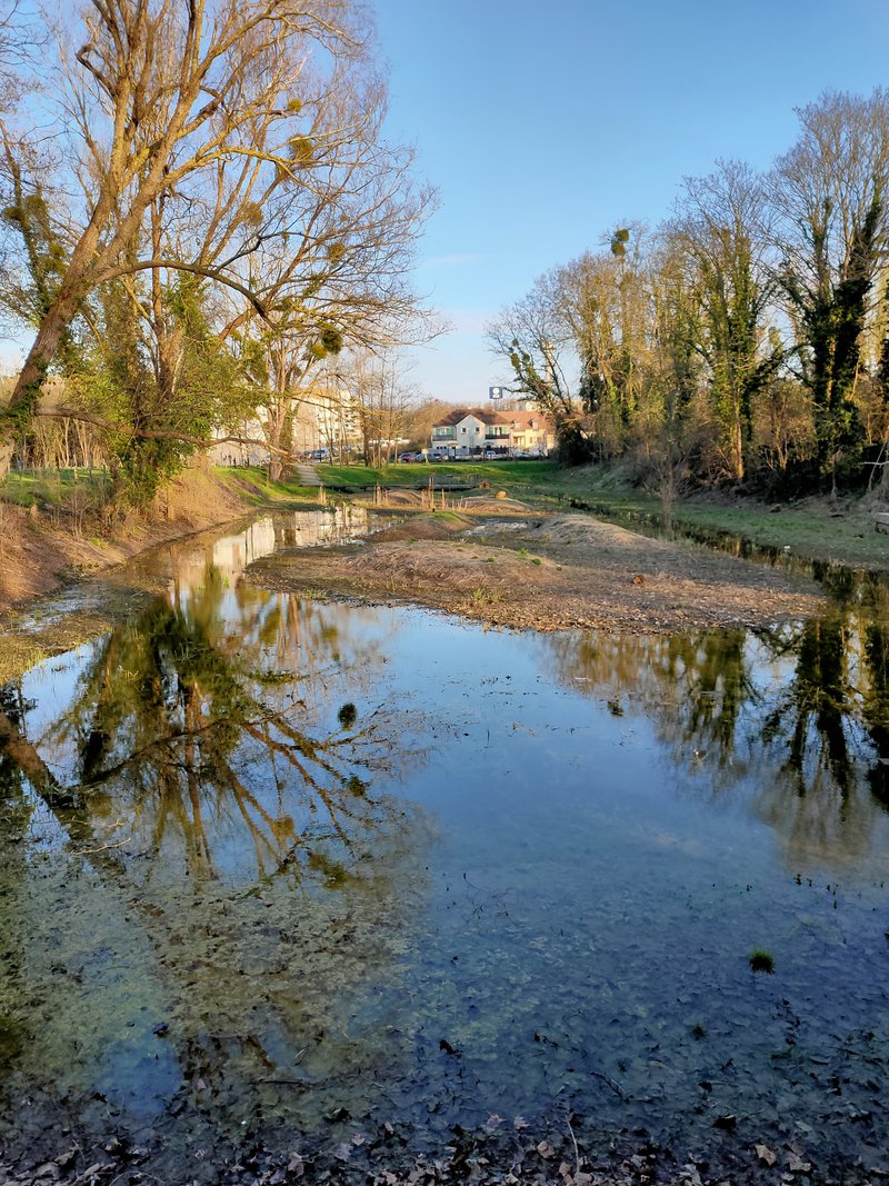 Présence de l'Oise à Cergy-Pontoise