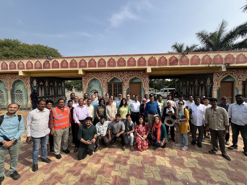 All participants and team on site