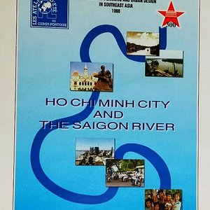Hô Chi Minh-Ville and the river Saïgon